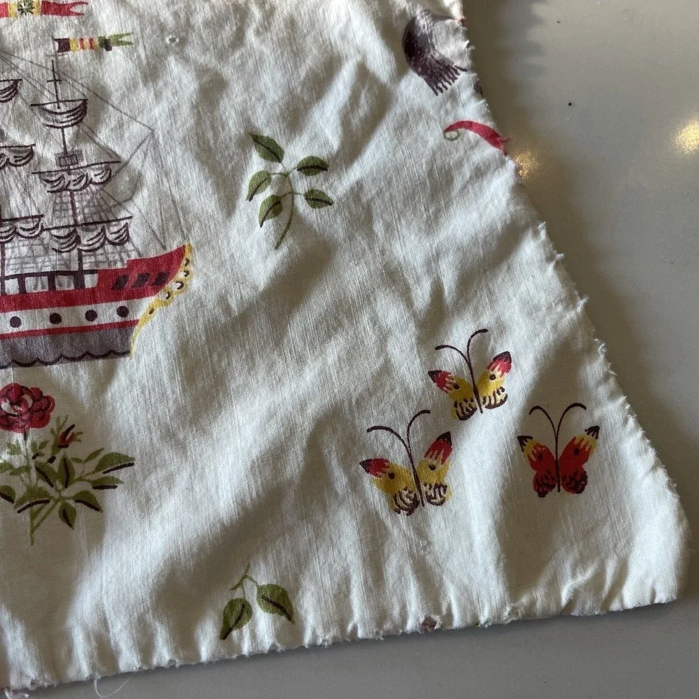 Bib Apron Smock Handmade Child's Baby Cotton Vintage